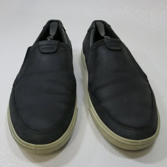 Ecco Nubuck Leather Casual Comfort Men\'s Footwear Comfy Loafers Sz 46 12